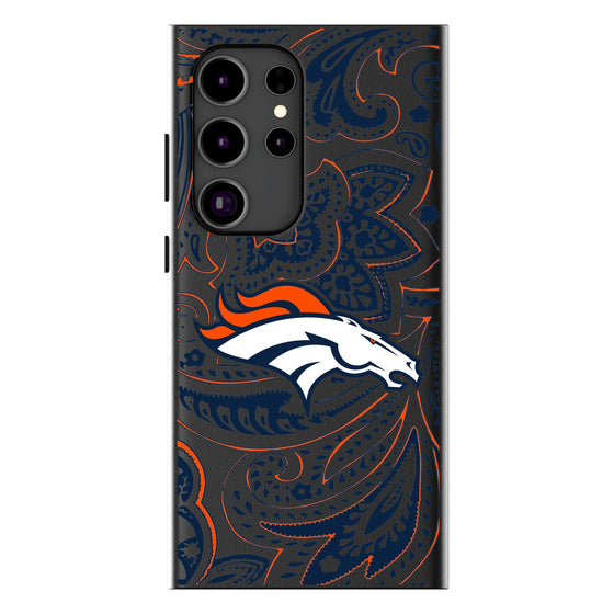 Denver Broncos Paisley MagSafe Compatible Phone Case-0