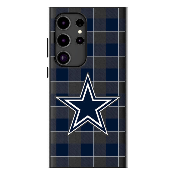 Dallas Cowboys Plaid MagSafe Compatible Phone Case-0