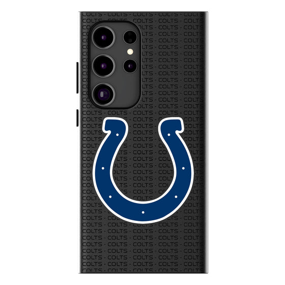 Indianapolis Colts Text Backdrop MagSafe Compatible Phone Case-0