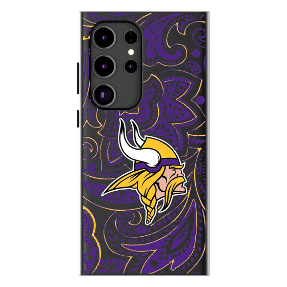 Minnesota Vikings Paisley MagSafe Compatible Phone Case-0