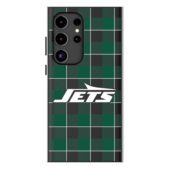 New York Jets Plaid MagSafe Compatible Phone Case-1