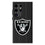 Las Vegas Raiders Text Backdrop MagSafe Compatible Phone Case-0