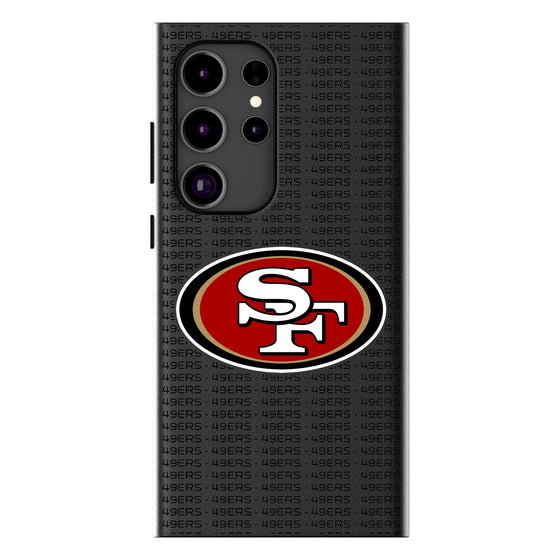 San Francisco 49ers Text Backdrop MagSafe Compatible Phone Case-0