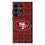 San Francisco 49ers Plaid Magnetic Phone Case-1