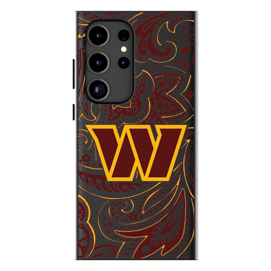 Washington Commanders Paisley Magnetic Phone Case-1