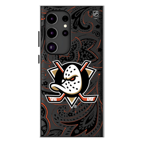 Anaheim Ducks Paisley MagSafe Compatible Phone Case-0