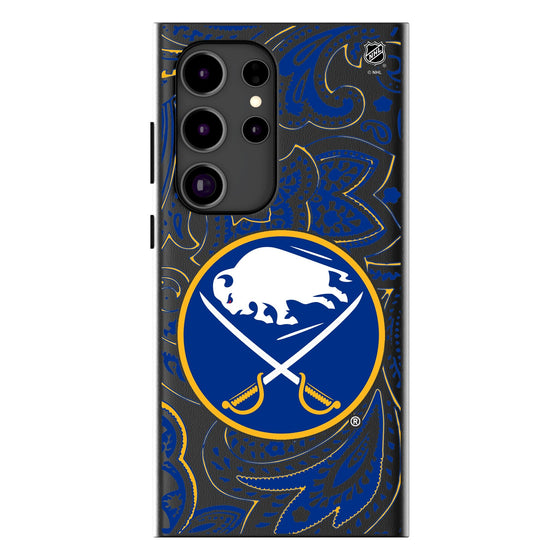 Buffalo Sabres Paisley MagSafe Compatible Phone Case-1