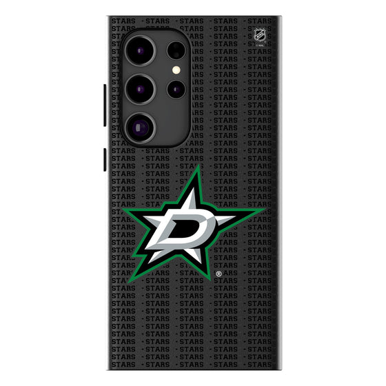 Dallas Stars Text Backdrop MagSafe Compatible Phone Case-0