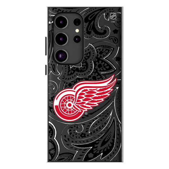 Detroit Red Wings Paisley MagSafe Compatible Phone Case-1