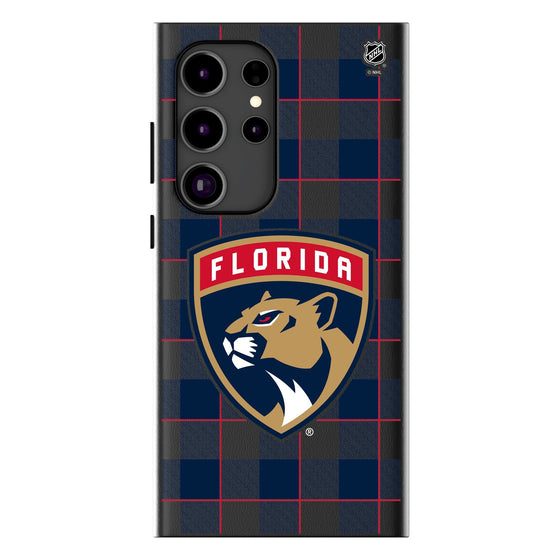 Florida Panthers Plaid MagSafe Compatible Phone Case-0