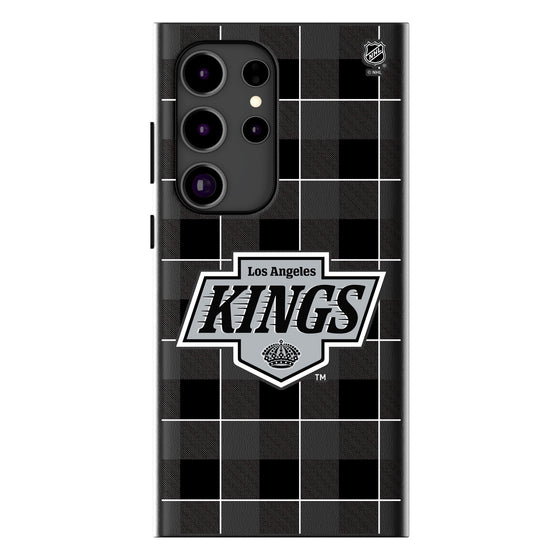 LA Kings Plaid MagSafe Compatible Phone Case-0