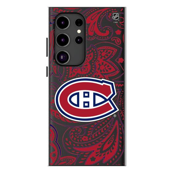 Montreal Canadiens Paisley MagSafe Compatible Phone Case-0