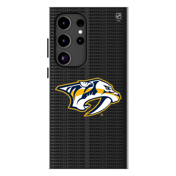 Nashville Predators Text Backdrop MagSafe Compatible Phone Case-0