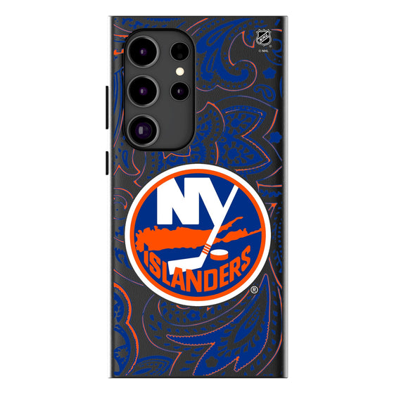 New York Islanders Paisley MagSafe Compatible Phone Case-1