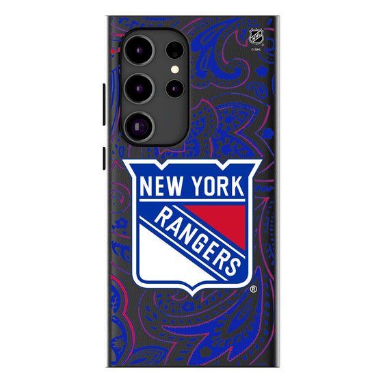 New York Rangers Paisley MagSafe Compatible Phone Case-0