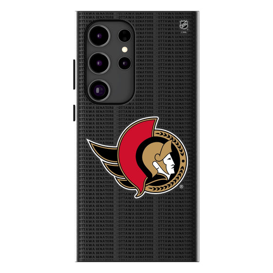 Ottawa Senators Text Backdrop MagSafe Compatible Phone Case-0