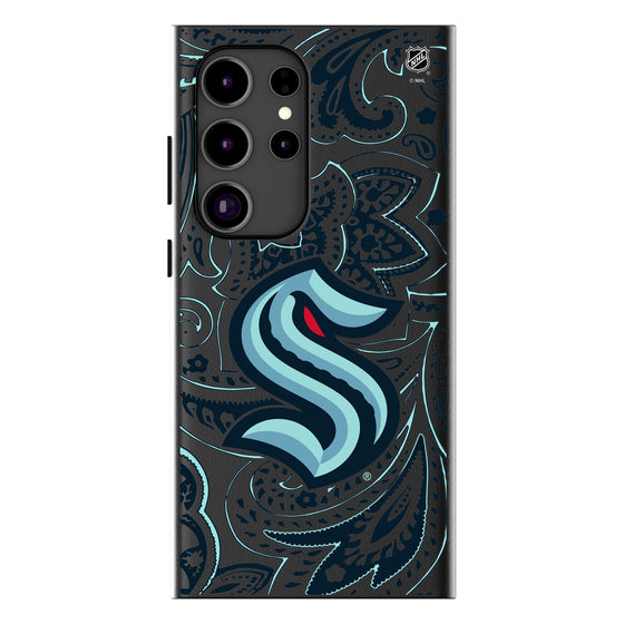 Seattle Kraken Paisley MagSafe Compatible Phone Case-0