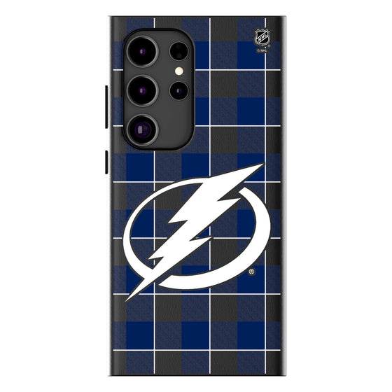 Tampa Bay Lightning Plaid MagSafe Compatible Phone Case-1