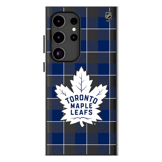 Toronto Maple Leafs Plaid MagSafe Compatible Phone Case-1