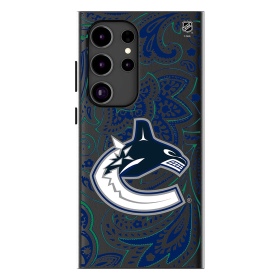 Vancouver Canucks Paisley MagSafe Compatible Phone Case-1