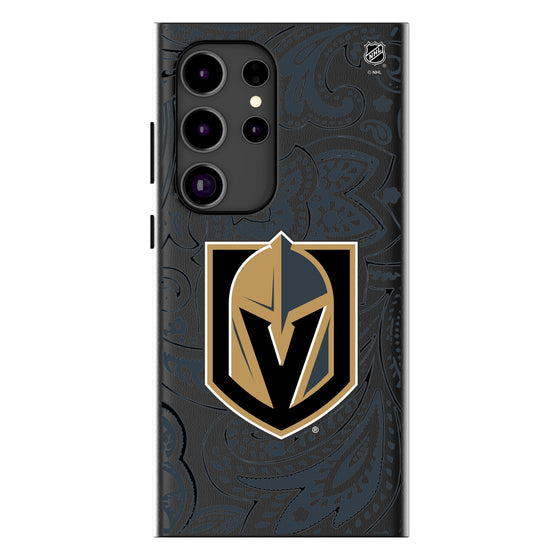 Vegas Golden Knights Paisley MagSafe Compatible Phone Case-0