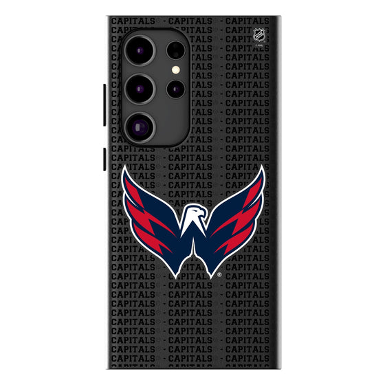 Washington Capitals Text Backdrop MagSafe Compatible Phone Case-0