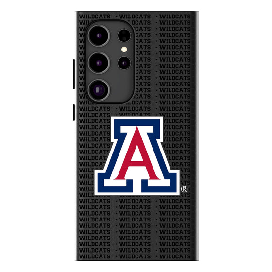 University of Arizona Wildcats Text Backdrop MagSafe Compatible Phone Case-0