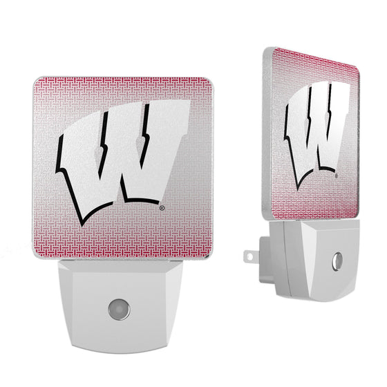 Wisconsin Badgers Linen Night Light 2-Pack-0