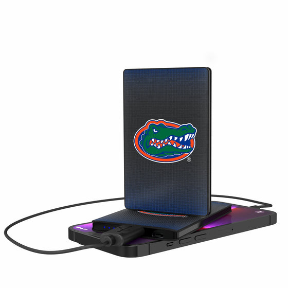 Florida Gators Linen 2500mAh Credit Card Powerbank-0