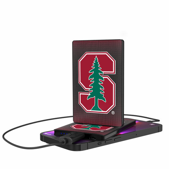 Stanford Cardinal Linen 2500mAh Credit Card Powerbank-0