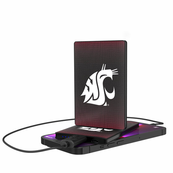 Washington State Cougars Linen 2500mAh Credit Card Powerbank-0