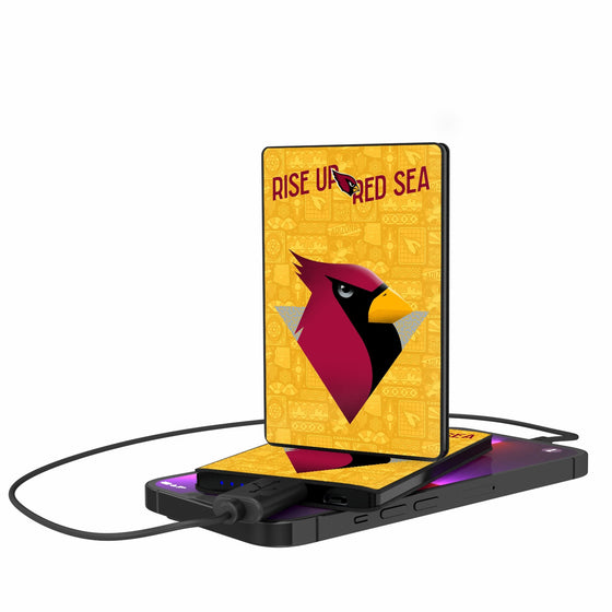 Arizona Cardinals 2024 Illustrated Limited Edition 2500mAh Credit Card Powerbank-0