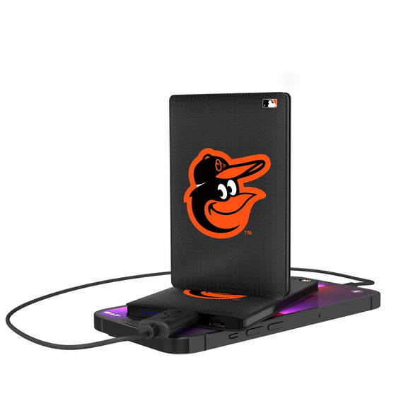 Baltimore Orioles Linen 2500mAh Credit Card Powerbank-0