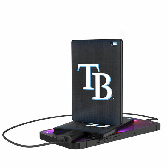 Tampa Bay Rays Linen 2500mAh Credit Card Powerbank-0