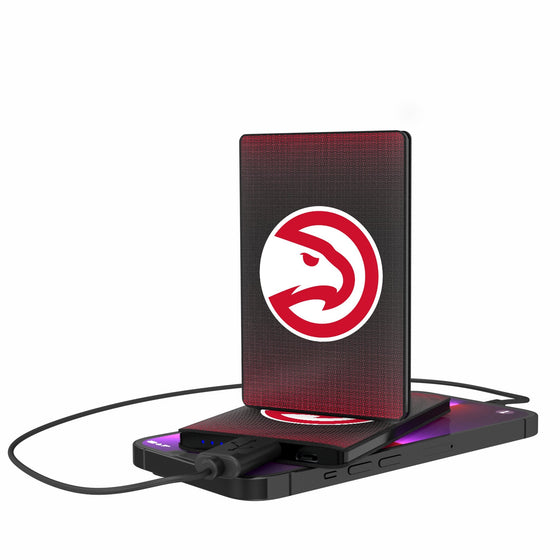 Atlanta Hawks Linen 2500mAh Credit Card Powerbank-0