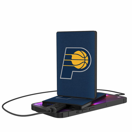 Indiana Pacers Solid 2500mAh Credit Card Powerbank-0