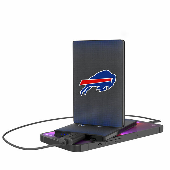 Buffalo Bills Linen 2500mAh Credit Card Powerbank-0