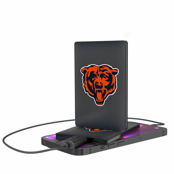 Chicago Bears Linen 2500mAh Credit Card Powerbank-0