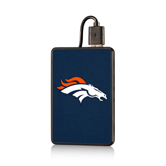 Denver Broncos Solid 2200mAh Credit Card Powerbank-0