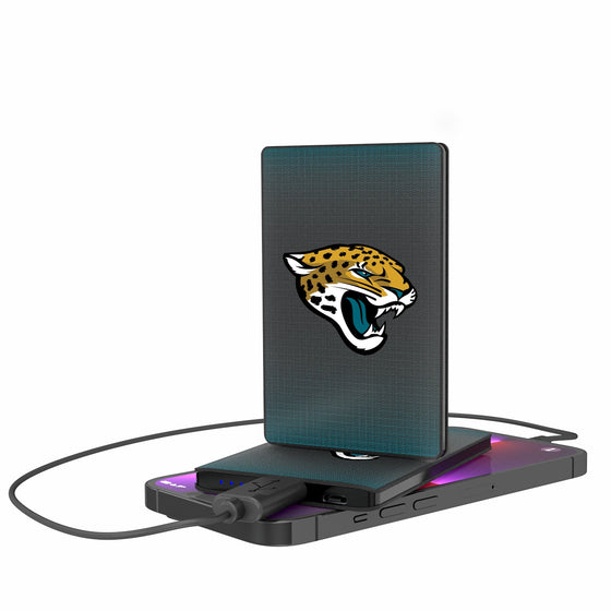 Jacksonville Jaguars Linen 2500mAh Credit Card Powerbank-0