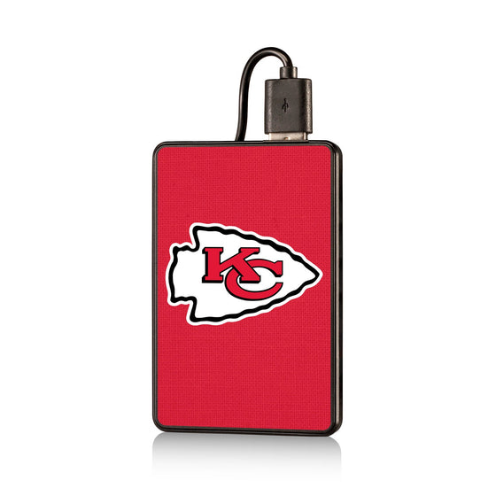 Kansas City Chiefs Solid 2200mAh Credit Card Powerbank-0