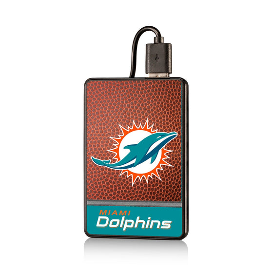 Miami Dolphins Football Wordmark 2200mAh Credit Card Powerbank-0