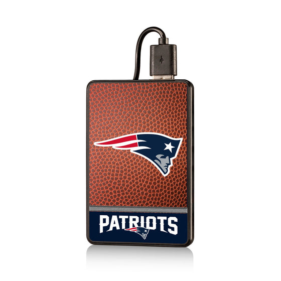 New England Patriots Football Wordmark 2200mAh Credit Card Powerbank-0