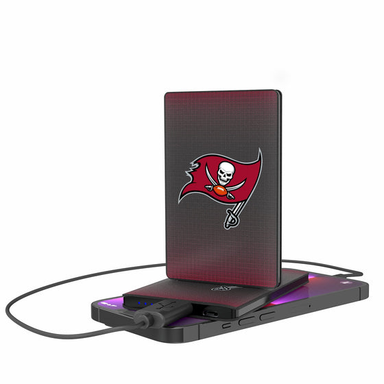 Tampa Bay Buccaneers Linen 2500mAh Credit Card Powerbank-0