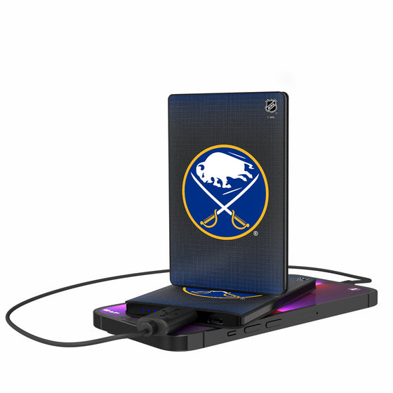 Buffalo Sabres Linen 2500mAh Credit Card Powerbank-0