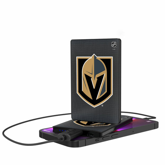 Vegas Golden Knights Linen 2500mAh Credit Card Powerbank-0