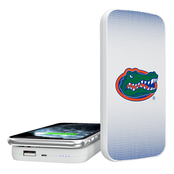 Florida Gators Linen 5000mAh Portable Wireless Charger-0