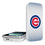 Chicago Cubs Linen 5000mAh Portable Wireless Charger-0