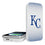 Kansas City Royals Linen 5000mAh Portable Wireless Charger-0