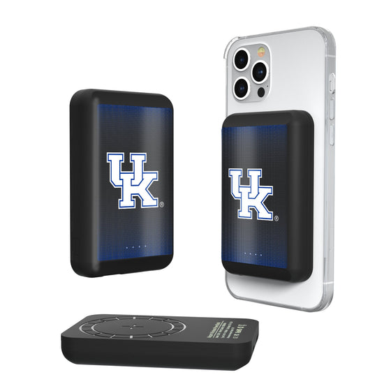 Kentucky Wildcats Linen Wireless Mag Power Bank-0